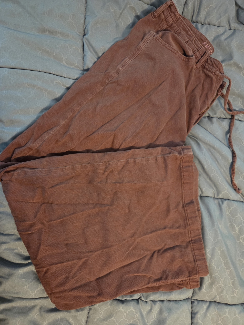 NWOT Womens Mohagony Chinos & Khakis Pants - Casual Drawstring